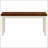 6-Piece Dining Set Wooden Table and 4 Chairs with Bench for Dining Room