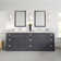 Didomenico 96'' Double Bathroom Vanity with Carrara Quartz Top