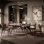 Rectangular Artificial Marble Dining Table Set