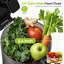 Extracteur de jus pressé à froid de 5,4 po, presse-agrumes, 98% de rendement élevé, mastication lente compacte de 300 W, facile à nettoyer et à installer, argent pour légumes et fruits entiers