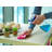 Floortex Hometex Pack of 4 Anti-Microbial Vinyl Rectangular Place Mats - 12" x 18"
