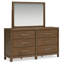 Commode et miroir Geovoni
