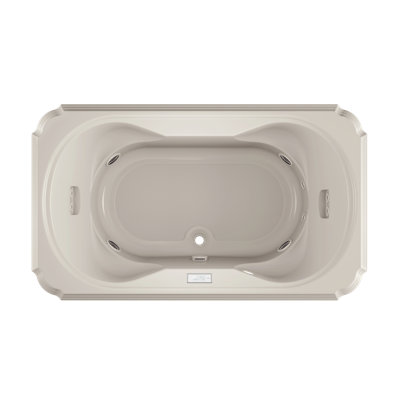Baignoire tourbillon encastrée 72 "x 42" Marineum ™ Illumatherérapie
