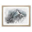 Snow Covered Mountain in India in Abstract - Picture Frame Graphic Art Print-55725830-55725828
