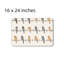 Bird On Branch Pattern Art Bath Mat For Bathroom, 16 X 24