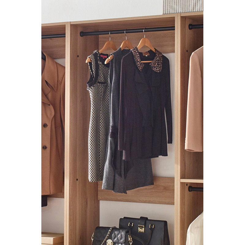 Kalinikos 125.6'' Closet System, Oak
