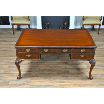 Gillette Solid Wood Writing Desk