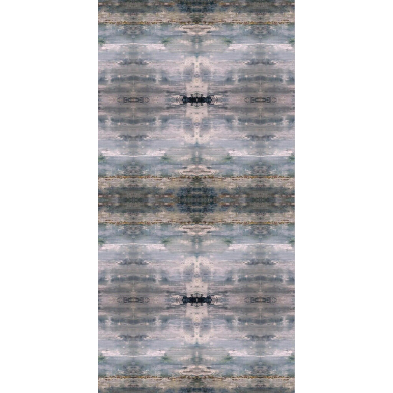 Totem Print by John Beard, 41.5" H x 21.5" W x 1.75" D, Black Framed Canvas