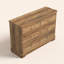 Commode 6 tiroirs avec base sculptée Burkhart-1300685554