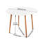 100cm Modern Beech Wood Dining Table with Solid Wood Legs - Round Table-841791764