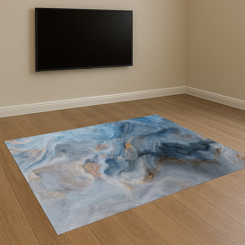 Abstract Area Rug, Rectangle 140 x 200 cm