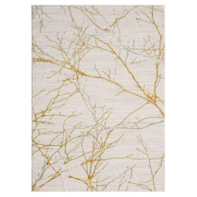 Tapis moderne moderne à motif abstrait