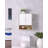 Bathroom Wall Cabinet With Double - Door, Bottom Shelf