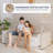 Boneless 3 Seater Chenille Boneless Couch Comfy Sofa-212019302