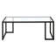 Table basse en acier et verre 45 po Oscar-1794454463