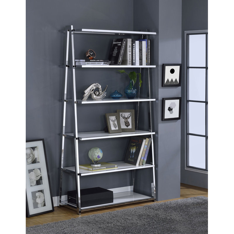 High Gloss Bookshelf, Rectangular Bookshelf