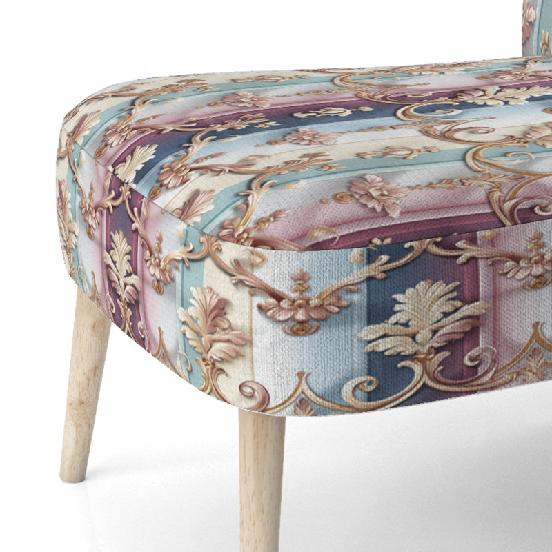 Chaise d'appoint rembourrée Royal & Modern