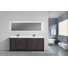 Bobijo 83.5'' Double Bathroom Vanity with Plastic Top