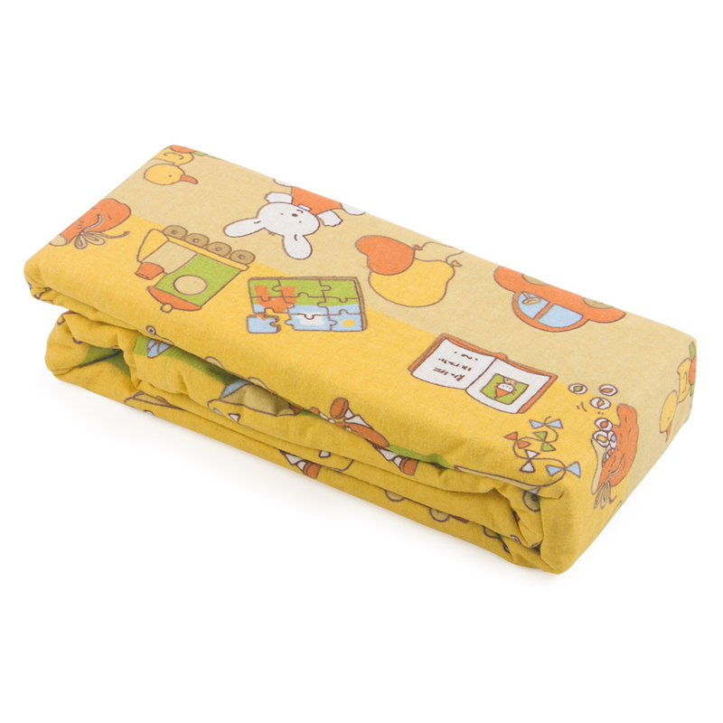 Arnaz Animals 100% Cotton - Piece Standard Cot Flat Sheet