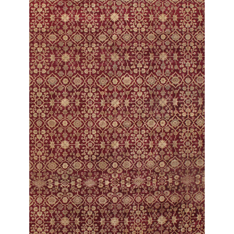 Agra Handmade Wool Oriental Area Rug