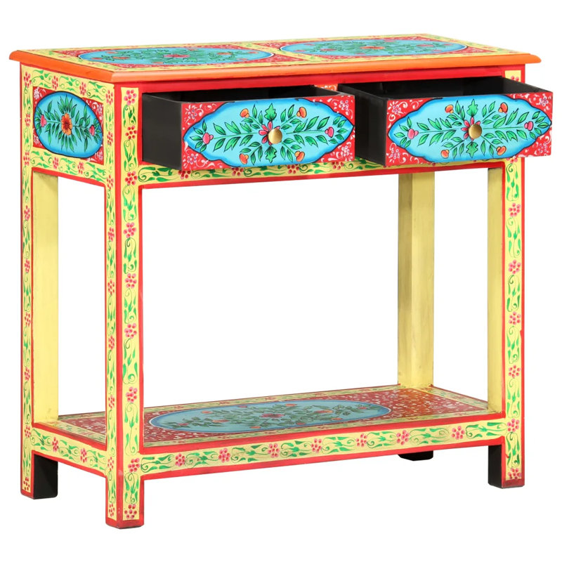 Frances 80cm Console Table, Yellow