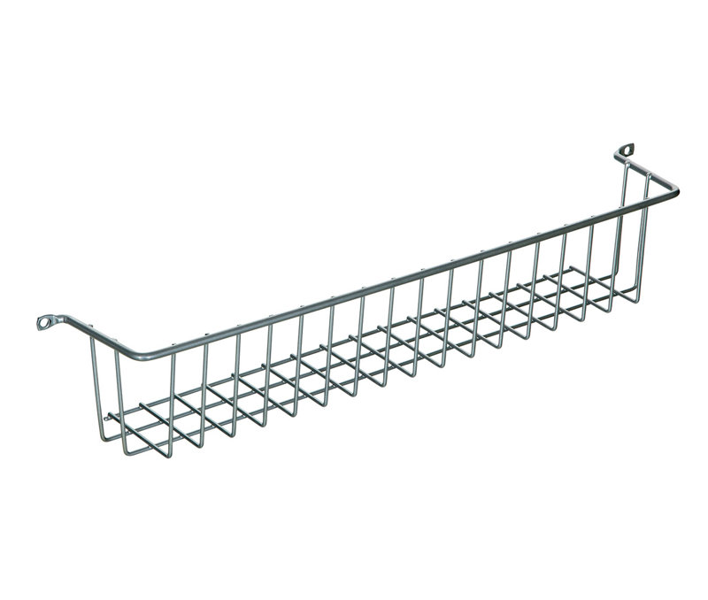 More Inside Wall Mountable Wire Basket, 2.5" H x 14" W x 2.5" D