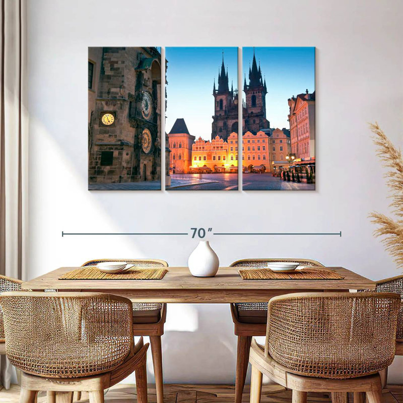 Rorry Prague Town Square, 36" H x 57" W