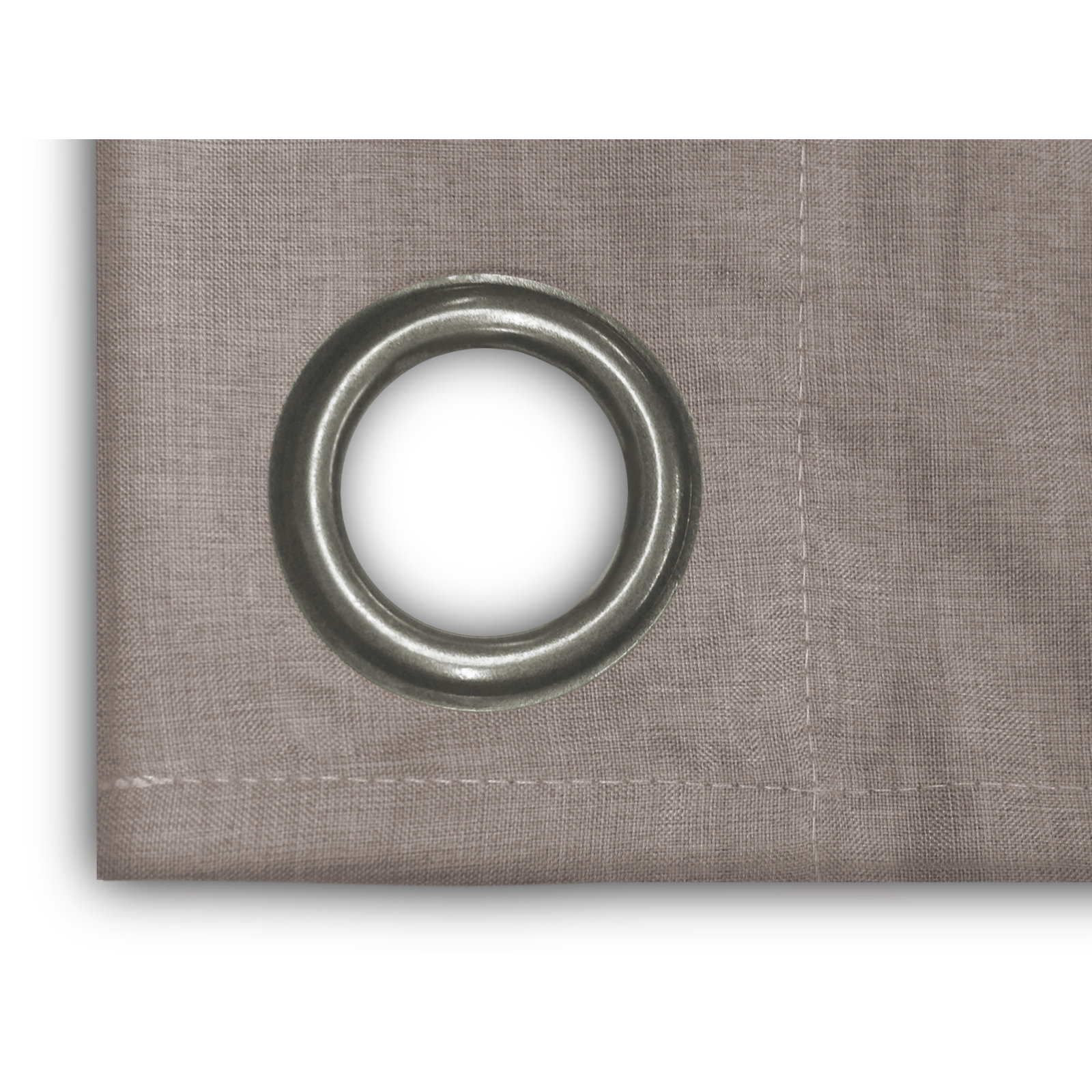 Room Darkening Synthetic Curtain, Gray, 56" W x 54" L
