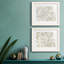 Blossom Confetti - ensemble de 2 peintures encadrées-1363690362-1363690367