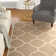 Herefordshire Geometric Brown Area Rug