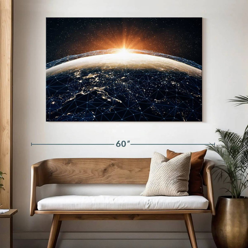 Keiri Digital World, 34" H x 51" W