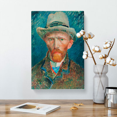 Self-Portrait Vol.2 by Vincent Van Gogh - Wrapped Canvas Painting