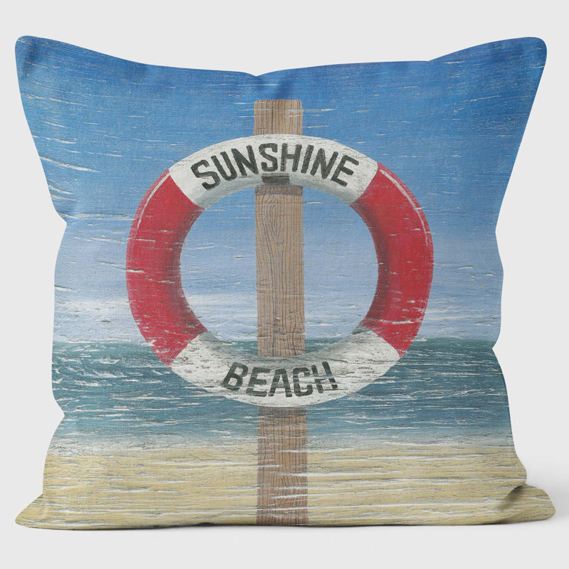 Sunshine Beach - Martin Wiscombe - Art Print Cushion