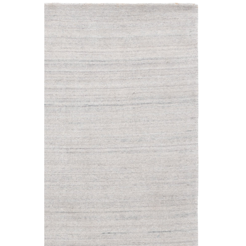 Messier Striped Hand-Woven Flatweave Beige Area Rug, Rectangle 5' x 8'