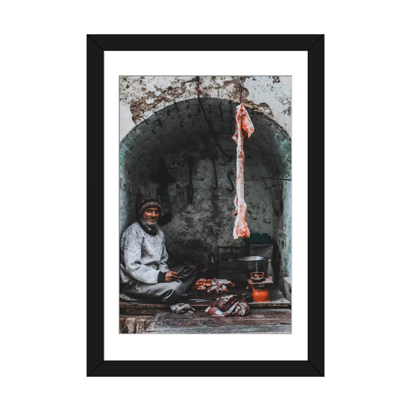 « agra, inde i » par luke anthony gram, reproduction d’impression sur toile tendue, H 32 po x l 24 po x P 1 po, Blanc