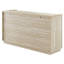 Hollis 59" Travertine Sideboard In Travertine