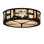 Rustic Lodge 4 - Light Flush Mount