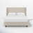 Hanson Upholstered Wingback Platform Bed-96767332-96767337