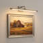 Lampe d'art à DEL câblée, non alimentée par pile, à DEL à intensité variable avec température de couleur réglable de 3 000 K / 4 000 K / 5 000 K, éclairage mural 1 lumière-973971652-973971655-973971659