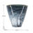 Smokey Black Glass Vase