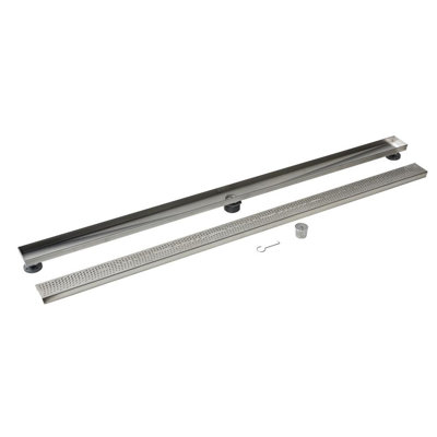 Stainless Steel Linear Shower Drain Wave Grate