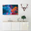 Midnight Smoke in Abstract - Wrapped Canvas Painting Print-55308953