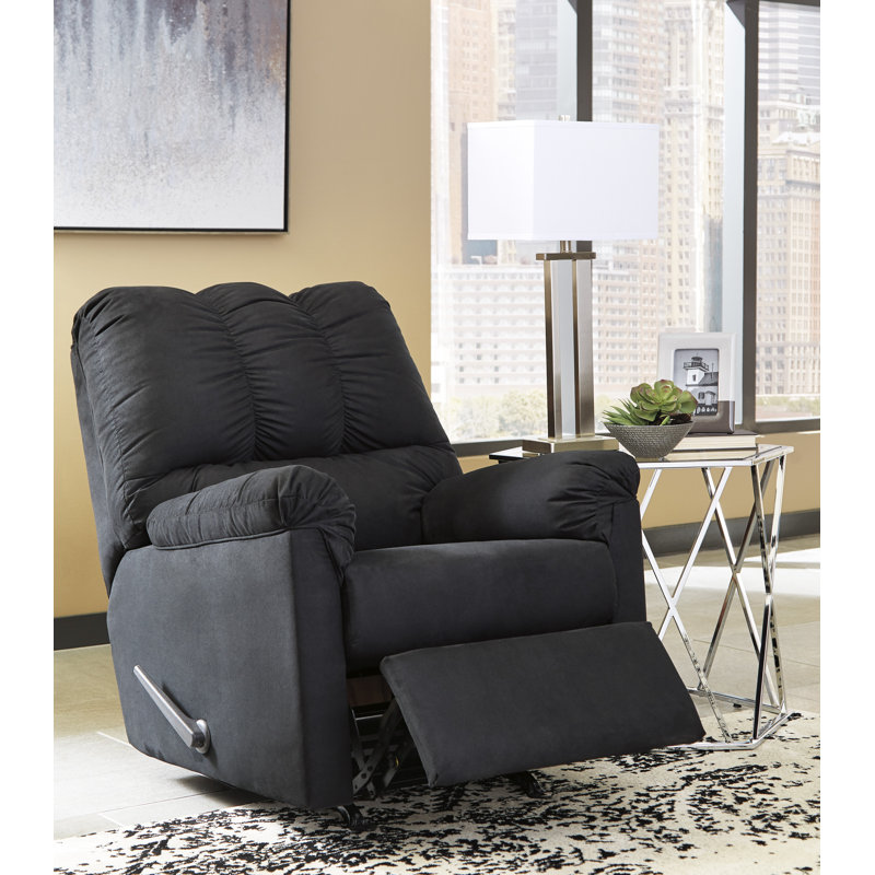 Darcy 3 - Piece Living Room Set, Black 100% Polyester