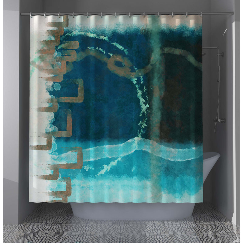 Rideau de douche abstrait Jacy