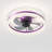 Frauly 19.7 Inch Led Enclosed Low Profile Ceiling Fan With Light-1215559985-1222760577