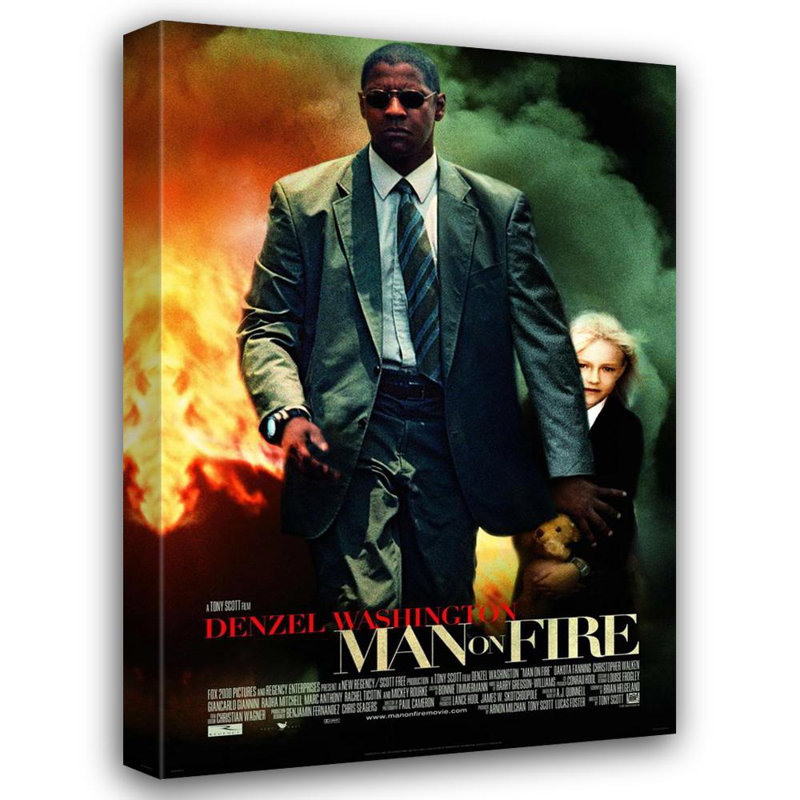 «Man on Fire», H 24 po x l 16 po