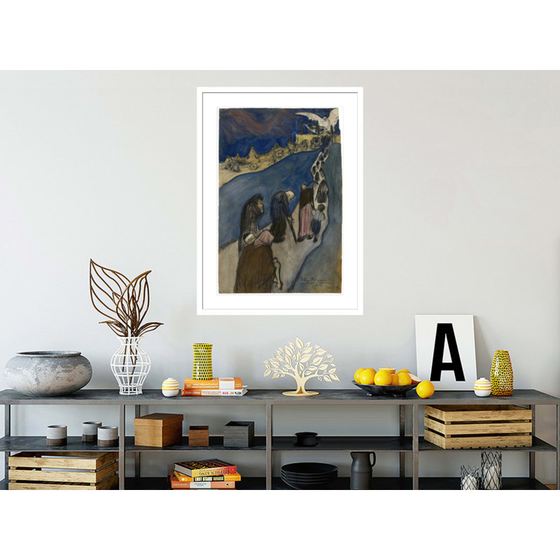 «The End of the Road» par Pablo Picasso, impression giclée encadrée, H 21,75 po x l 16,41 po