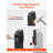 Gun Safe for Handgun Biometric Fingerprint Pistol Safe 4-Way Access, for Bedroom Nightstand, Desks, Thick Steel Construction, with LCD Display, Automatic Lighting, Optional Silent Mode, Black