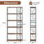 180cm H x 80cm W Metal Bookcase-1252594106