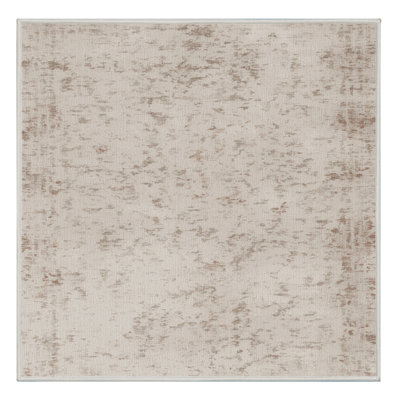 Machine Washable Abstract Beige Area Rug